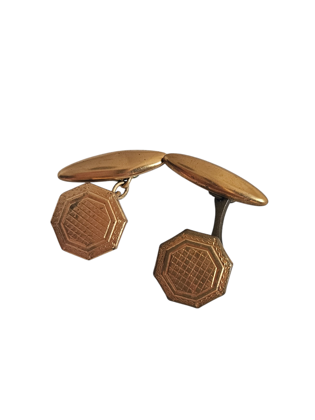 1940s Gold Tone Cufflinks