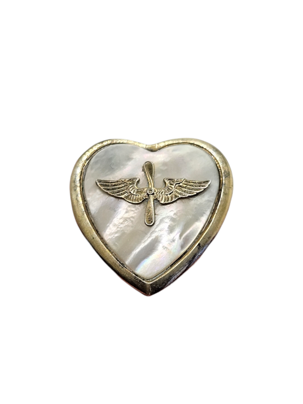 1940s World War Two USAAF Heart Brooch