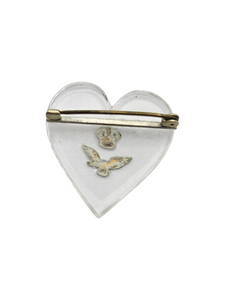 1940s World War Two RAF Lucite Sweetheart Brooch