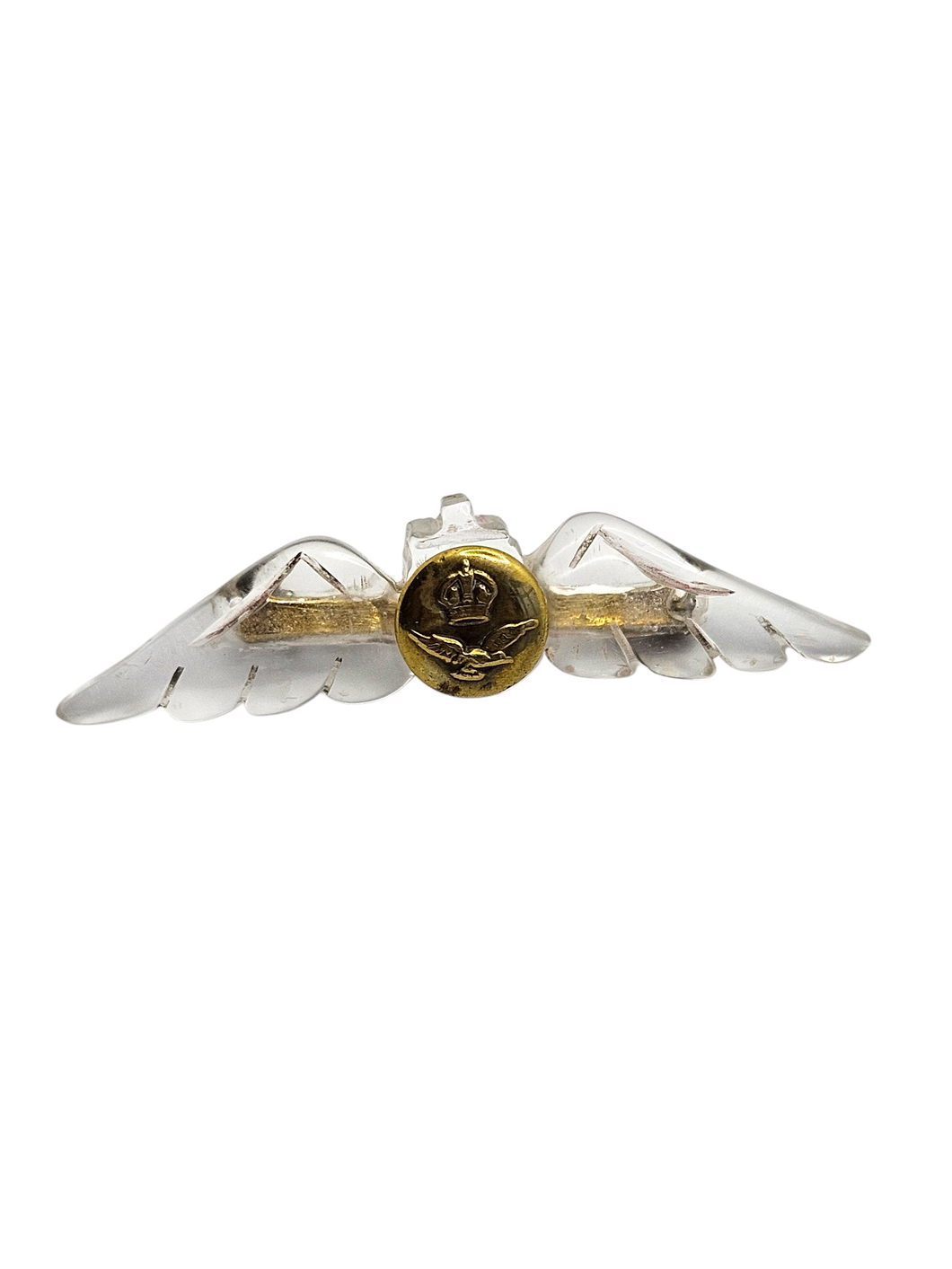 1940s World War Two RAF Lucite Sweetheart Brooch