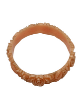 Load image into Gallery viewer, 1940s/1950s Pale Pink Celluloid Bangle
