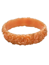 Load image into Gallery viewer, 1940s/1950s Pale Pink Celluloid Bangle
