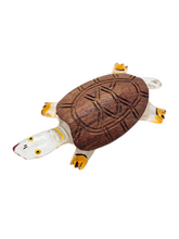 Load image into Gallery viewer, 1940s Rare Wood and Lucite Turtle Brooch
