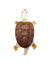 Load image into Gallery viewer, 1940s Rare Wood and Lucite Turtle Brooch
