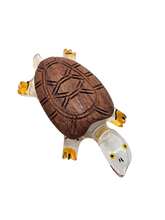 Load image into Gallery viewer, 1940s Rare Wood and Lucite Turtle Brooch
