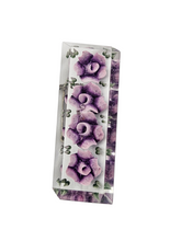 Load image into Gallery viewer, 1940s Reverse Carved Lucite Lilac Flower Brooch
