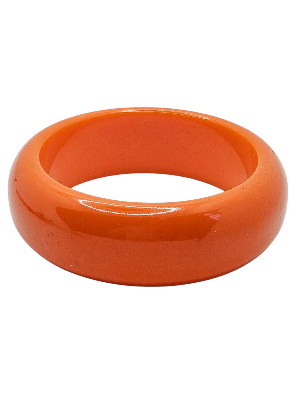 1950s Bright Chunky Orange Bakelite Bangle