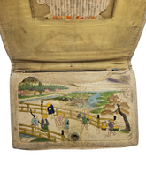 Load image into Gallery viewer, 1940s Japanese Tourist Clutch Bag With Celluloid Elephants
