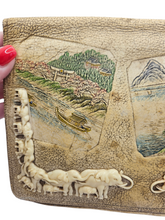 Load image into Gallery viewer, 1940s Japanese Tourist Clutch Bag With Celluloid Elephants
