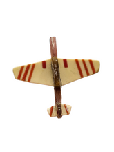 Load image into Gallery viewer, 1940s Rare World War Two Lucite Celluloid Plane Brooch
