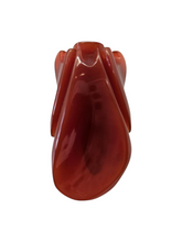 Load image into Gallery viewer, 1940s Toffee Carved Bakelite Dress Clip
